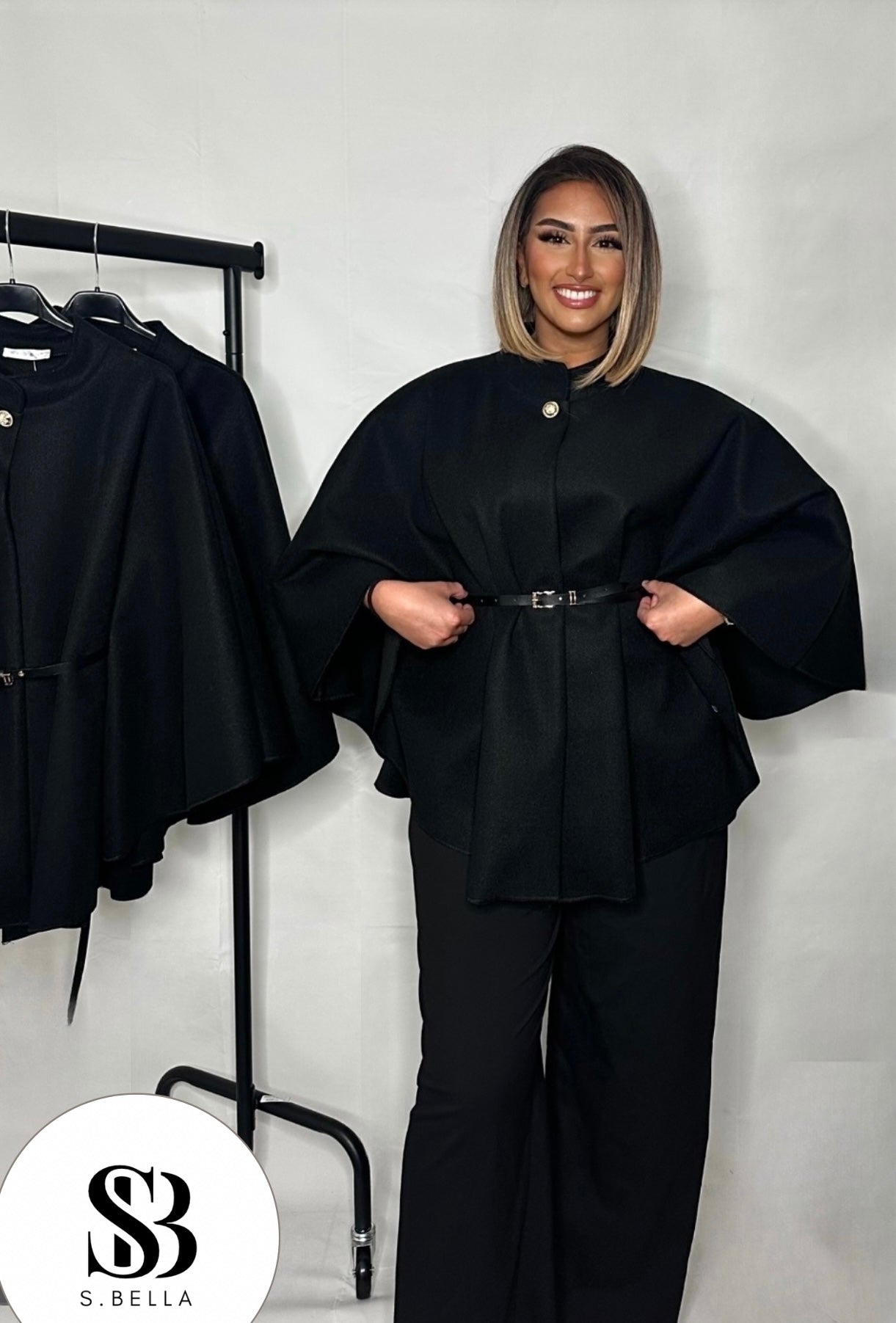 PONCHO Noir
