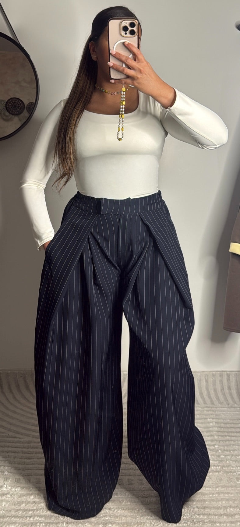 Pantalon AVA rayé