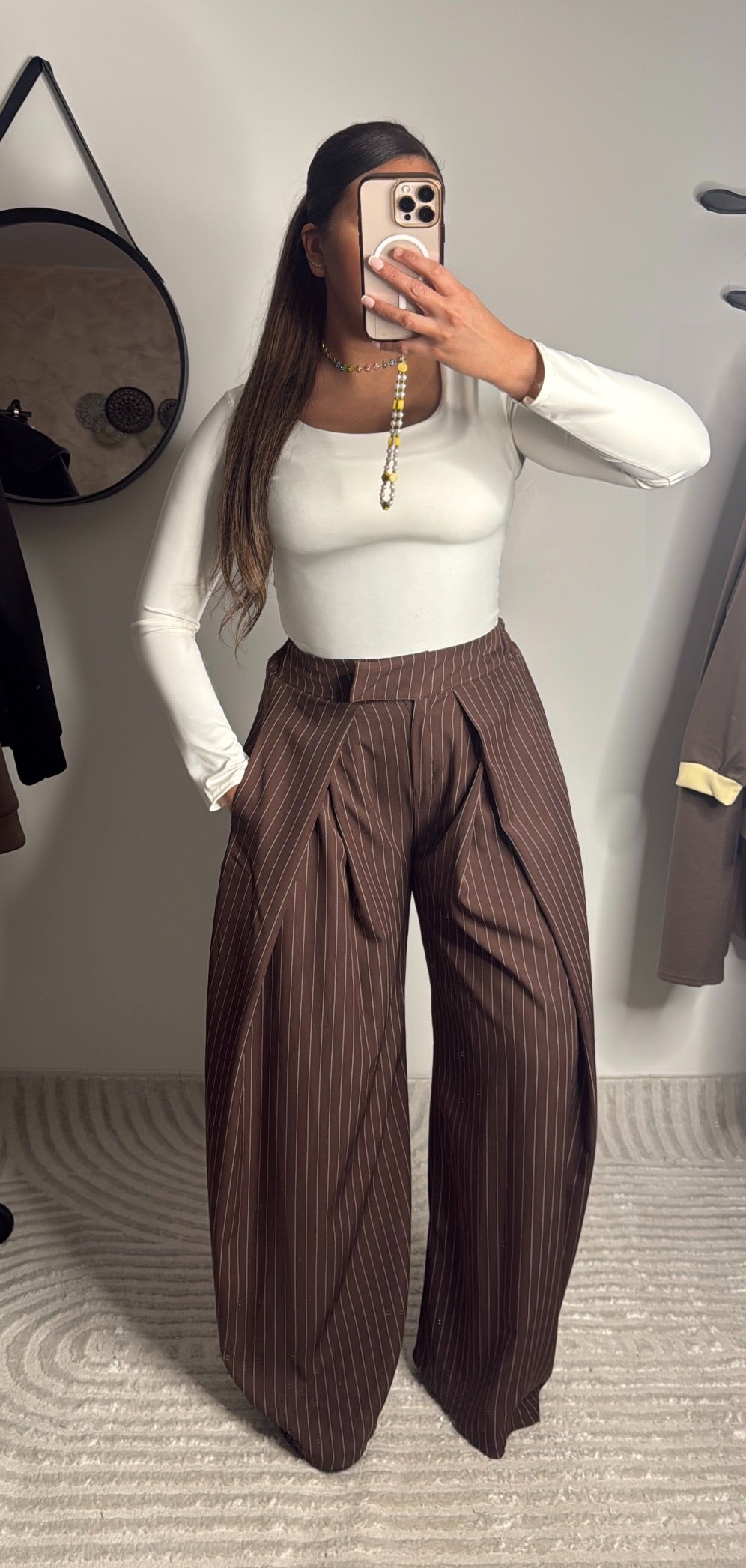 Pantalon AVA rayé