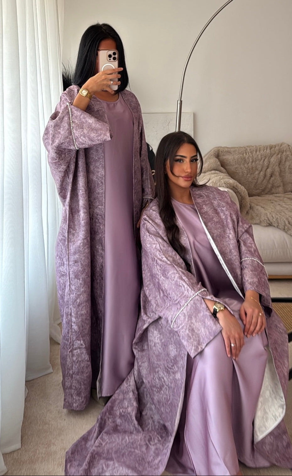 Abaya Luna Mauve 💜